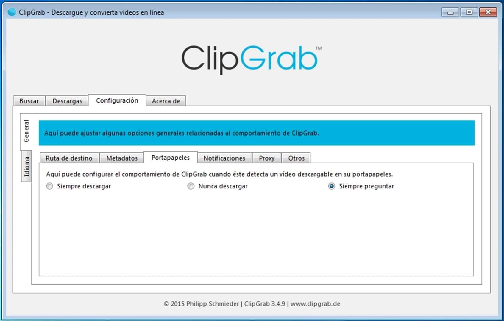 ClipGrab — لقطة شاشة 2