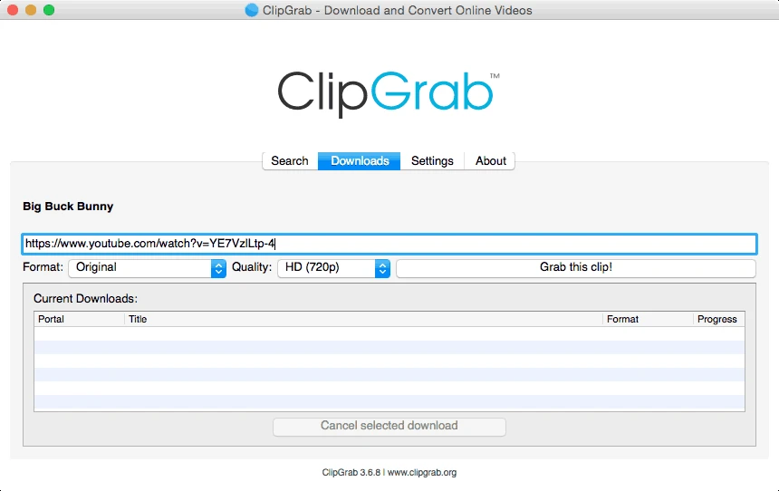 ClipGrab — لقطة شاشة 4
