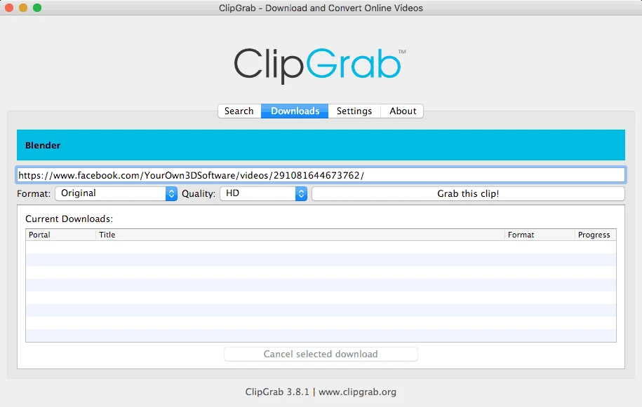ClipGrab — لقطة شاشة 5