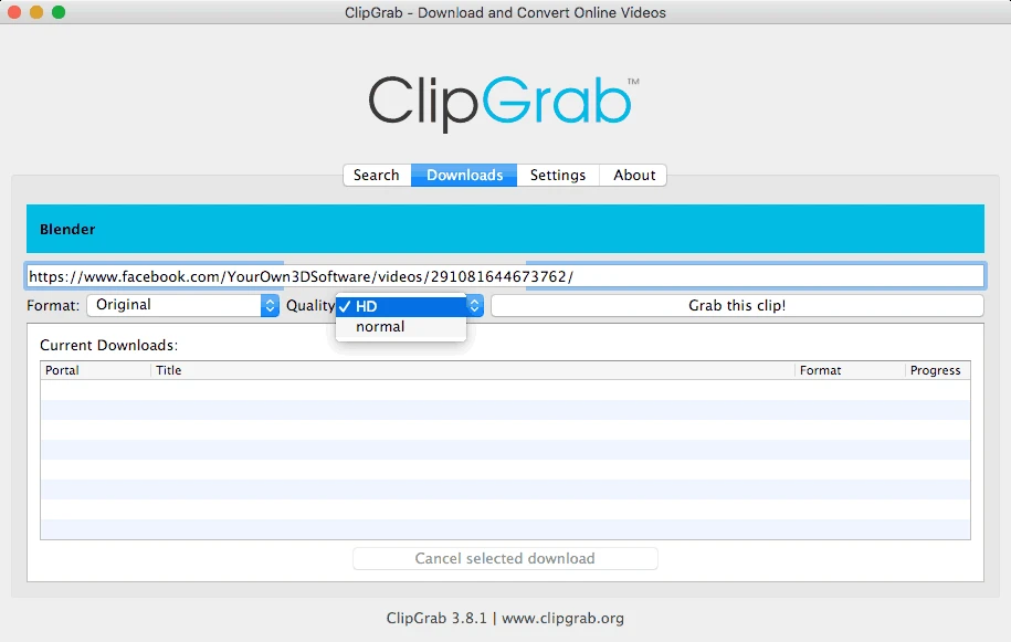 ClipGrab — لقطة شاشة 6