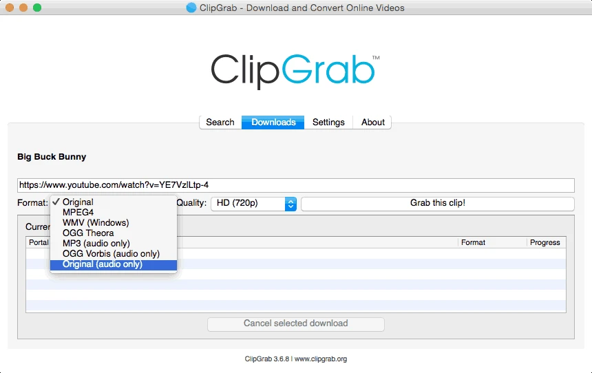 ClipGrab — لقطة شاشة 7